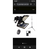 Teleprompter Controle Suporte Celular Tripé