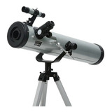 Telescópio Astronômico E Terrestre Azimutal F70076m Objetiva 76mm Focal 700mm Tssaper Tsles776 Com Tripé