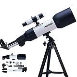Telescopio Astronomico Luneta Telescópica Profissional Com Tripé De 38cm Abertura De 60mm Lentes H20 Mm E H6mm Espelhos Positivo 1 5x E Zênite De 90 Graus AlverSun
