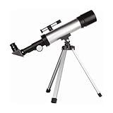 Telescópio Luneta Com Tripé Ajustável - Portátil- Leve E Fácil De Usar- Ideal Para Iniciantes E Observação Da Lua- Estrelas E Céu Noturno