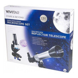 Telescópio Microscópio Kit Infantil