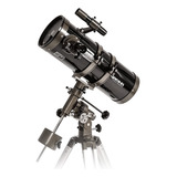 Telescópio Profissional Equatorial Newtoniano 1400x150mm
