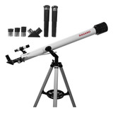 Telescópio Refração Astronômico 60x900mm   675x Com Trip