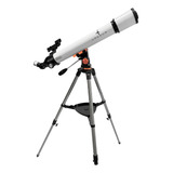Telescópio Refrator 70mm Luneta Observação Astronômica 700mm