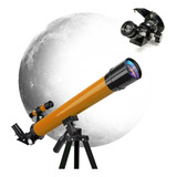 Telescópio Refrator Profissional Astronômico 50 100x