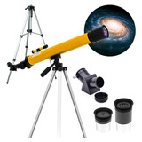 Telescópio Refrator Profissional Astronômico 50 100x