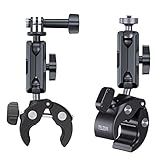 TELESIN Acessórios De Montagem Para Guidão De Motocicleta Para Câmera Suporte De Tubo De Junta Esférica 360 Para GoPro 13 12 11 10 9 8Insta360 X3 X4 Ace Pro DJI Action 3 4 Osmo Pocket 3 Acessório