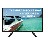 Televisão 24 Para Caminhão Internet Antena Conversor 24volt