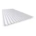 Telha Polipropileno Ondulada Leitosa 1 22x0 50   Kit C  10un