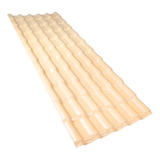 Telha Pvc Plan Marfim 6 Ondas 2 42 X 0 88m   Fortlev