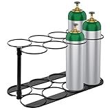 Tellegloww Suporte Para Tanque De Oxigênio 11 4 Cm De Diâmetro Cilindro De Oxigênio Tamanho E D Ou M9 C Transportador De Cilindro De Oxigênio Para Armazenamento Montagem Em Piso De Madeira
