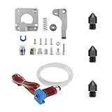 Tempaky Peças E Acessórios Para Impressora 3D TWO TREES Atualizados Todos Os Extrusores De Metal Com Kit De Hotend De 24 V E Bicos MK8 De Aço Endurecido 3 PCS Compatíveis Com Creality Ender 3 Ender 3
