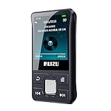 Tempaky RUIZU X55 Clip Sport Bluetooth MP3 Player 8GB Mini Com Suporte De Tela Cartão TF FM Gravação E Book Relógio Pedômetro Music Player