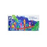 Tempera Guache Guache Staedtler 20ml 12 Cores 8859 C12 PE Multicolorido