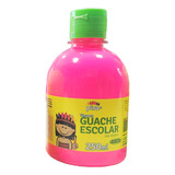 Tempera Guache Neon 250 Ml Piratininga Cores Variadas Cor Rosa Neon