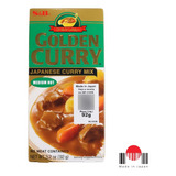 Tempero Em Tablete Curry De Média Picância S b Golden Curry Caixa 92g