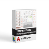 Template Autocad P  Arquitetos   Blocos Dinâmicos   Download