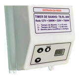 Temporizador De Chuveiro Digital Eletrodom Controle De Tempo