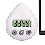 Temporizadores De Cozinha Para Cozinhar Temporizador De Chuveiro à Prova D água Dispositivos De Cronometragem Com Display LCD E Ventosa Para Sala De Aula Exercícios Chuveiro Cozinha Junipi