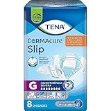 Tena Slip Dermacare Fralda Geriátrica Para Incontinência Urinária G 8 Unidades