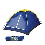 Tenda Barraca Camping 200 X 200 X 130 Cm Cor Azul Modelo Tb004 Tssaper