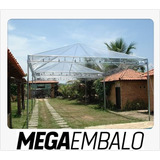 Tenda Cobertura Piramidal Lona Cristal 5x5 Locação aluguel