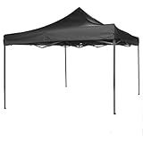 Tenda Gazebo 3x3 Poliéster Articulada Preto