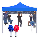 Tenda Gazebo 3x3 Sanfonada Aço Reforçado Praia Pesca