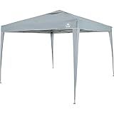 TENDA GAZEBO ALUMINIO DOBRAVEL 3 M X 3 M POLIESTER CINZA