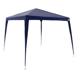 Tenda Gazebo Azul Polietileno 3x3 Metros Desmontável Jau Pesca