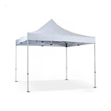 Tenda Gazebo Grande Articulado Dobrável 3x3m Praia Camping Cor Branco