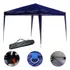 Tenda Gazebo Sanfonada 3x3m Proteção Silvercoating Revestimento De Prata Azul Wwsoldas