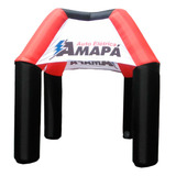 Tenda Inflável Aranha Personalizado 5x5 C Motor 110 Ou 220v