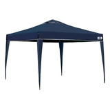 Tenda Mor Sanfonada 3x3m Gazebo Dobrável Barraca Praia Cor Azul X flex Oxford
