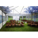 Tenda Piramidal 15x6 Metros Lona Cristal