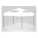 Tenda Piramidal 4x4 Metros Com Personalização Da Cobertura
