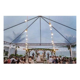 Tenda Piramidal 6x8 Lona Cristal