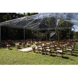 Tenda Piramidal 8x8 Metros Lona Cristal Transparente