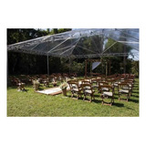 Tenda Piramidal 9x5 Metros Lona Cristal Transparente
