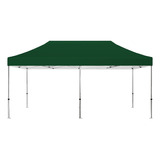 Tenda Sanfonada 6x3 Verde Cobertura Nylon