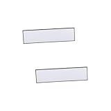 TENDYCOCO 2 Peças De Espelho Retrovisor Bolsa De Gaita Espelho Traseiro Blocos De Borracha Mesa De Canto De Casa De Bonecas Espelho Traseiro Retrovisor Retrovisor De Papel Relevo Vidro Espelho Plano