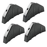 TENDYCOCO 4 Pcs Spoiler De Chassi De Fibra De Carbono Decorações Para Unhas Divisor De Lábio De Asa Difusor Spoiler Traseiro De Desvio Spoiler De Chassi De Pára Choque Cercado Corpo Carro