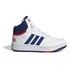 Tênis adidas Botinha Hoops 3.0 Mid Branco / Azul / Vermelho