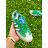 Tênis adidas Samba Og Verde Bandeira Edição Especial Tam 34