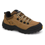 Tênis Adventure Escalada O Akley Taupe Bege Cano Baixo