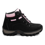 Tênis Adventure Feminino Trilha Couro Legítimo Cano Baixo Nf