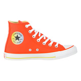 Tenis All Star Cano Alto Infantil/juvenil Laranja Original