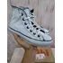 Tenis All Star Converse Couro Branco Cano Al Tam 34 Seminovo