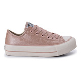 Tênis All Star Plataforma Glitter Rosa Feminino Original