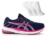 Tênis Asics Gel Shinobi 3 Pares De Meia